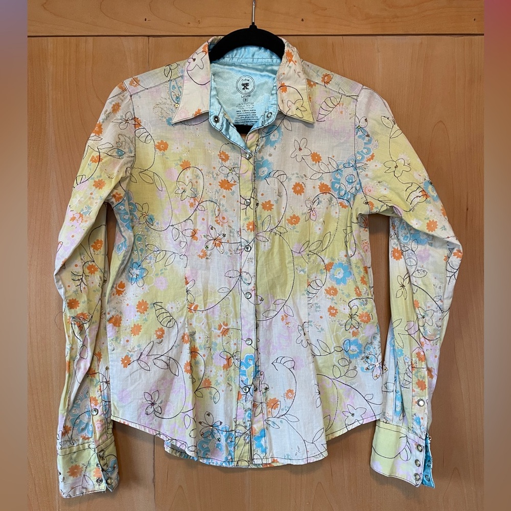Kids small pearl snap